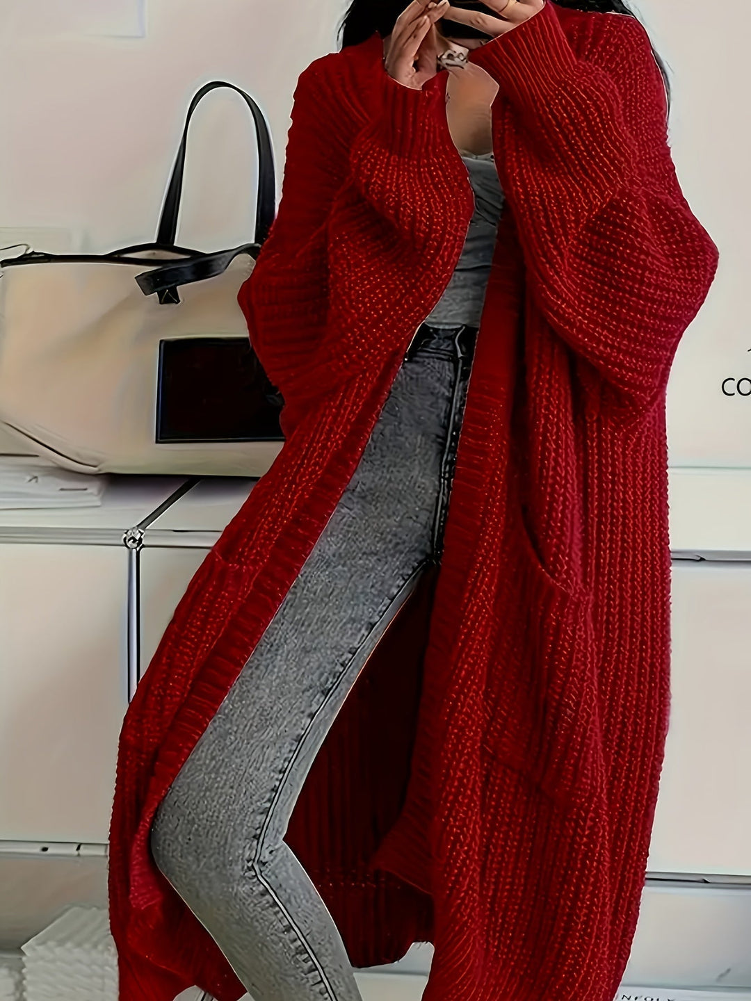 Rosalienne - Besonders weiche Longstrickjacke