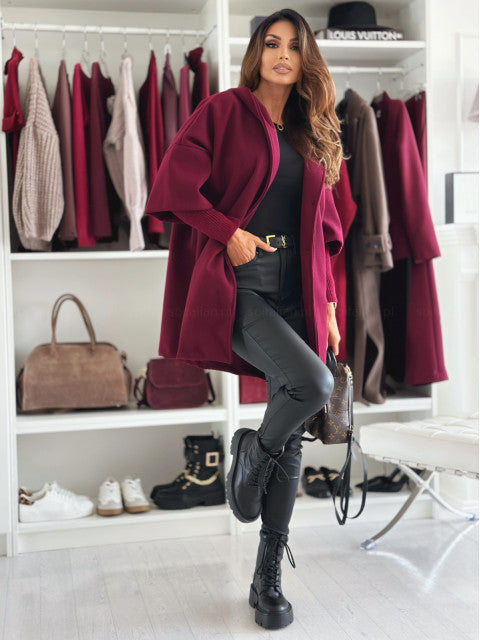 Esteliane - Lässiger Cardigan mit Cape-Ärmeln