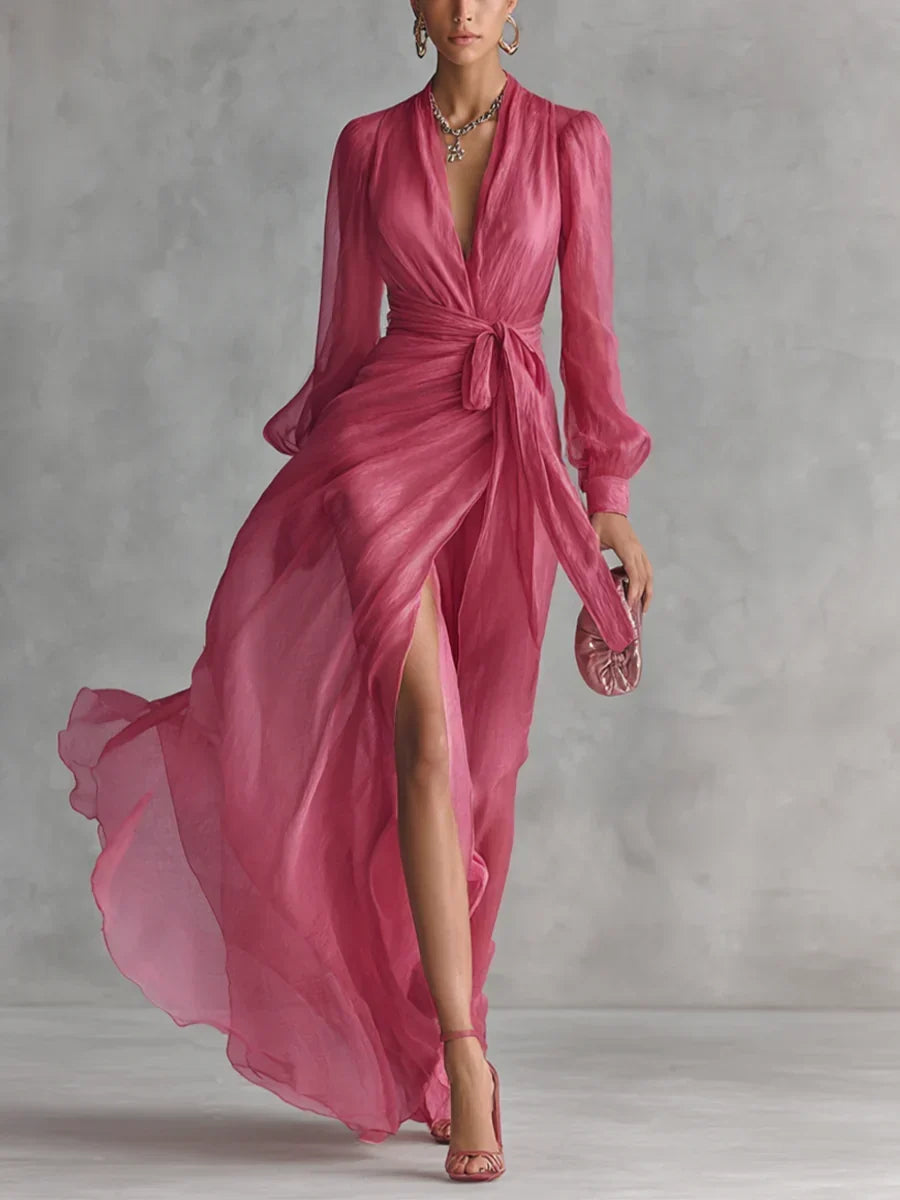 Caelissea - Schimmerndes Maxikleid