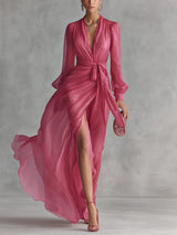 Caelissea - Schimmerndes Maxikleid