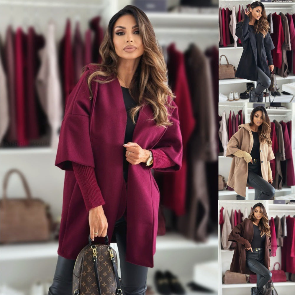 Esteliane - Lässiger Cardigan mit Cape-Ärmeln
