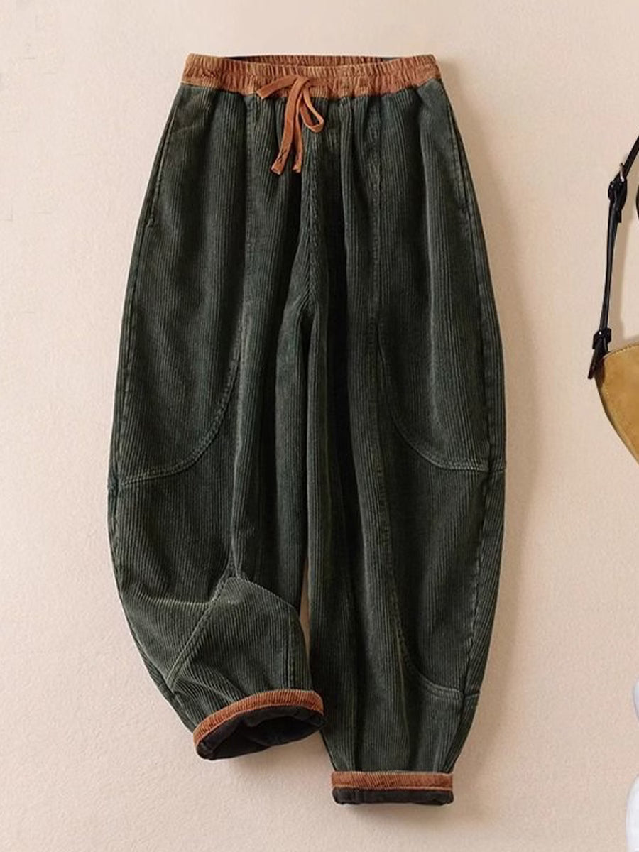 Basma - Relaxed-Fit Cordhose mit Tunnelzug