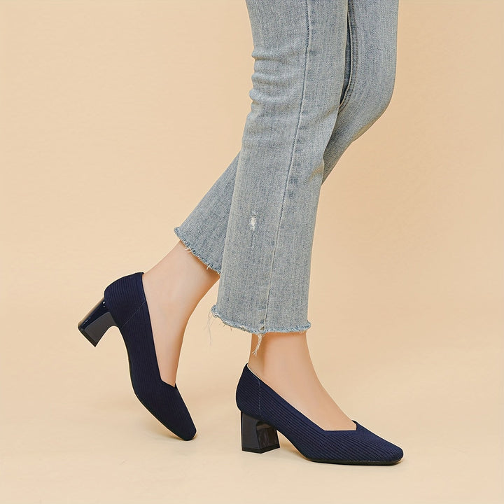 Hetty - Court-Schuh mit quadratischem Absatz
