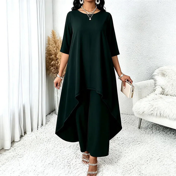 Laurivelle - Soft-Touch Maxikleid in grossen Grössen