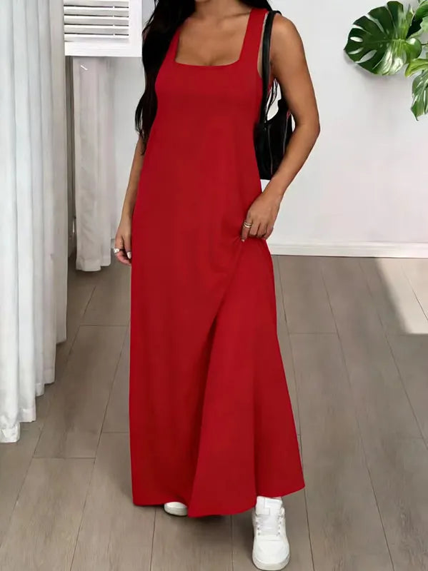 Evania - Mehrlagiges zweiteiliges Maxikleid-Set