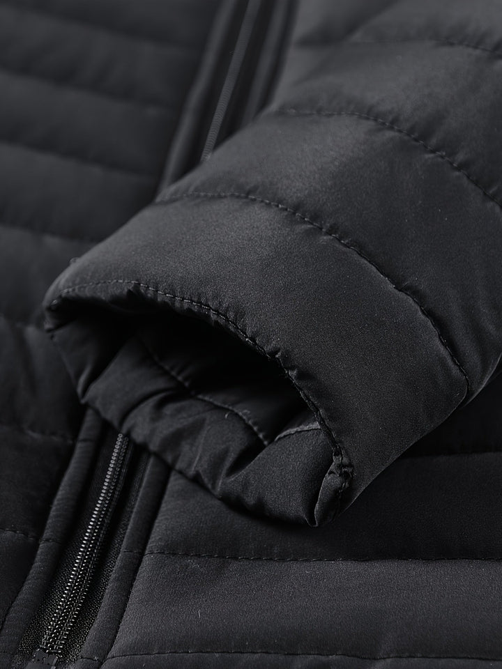 Cael - Strukturierte Jacke mit hohem Kragen