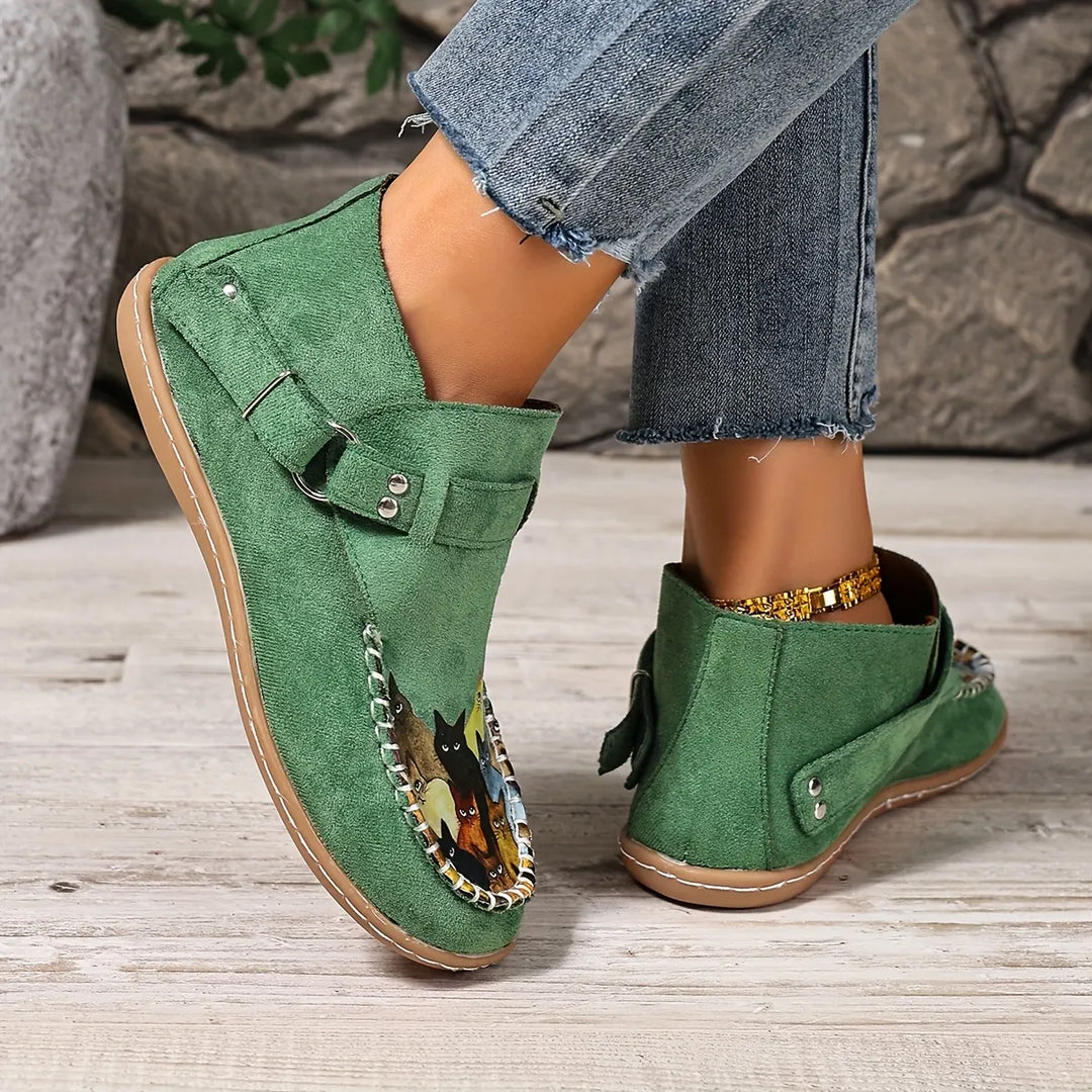 Cara - Komfort-Loafer mit Schnallen-Detail