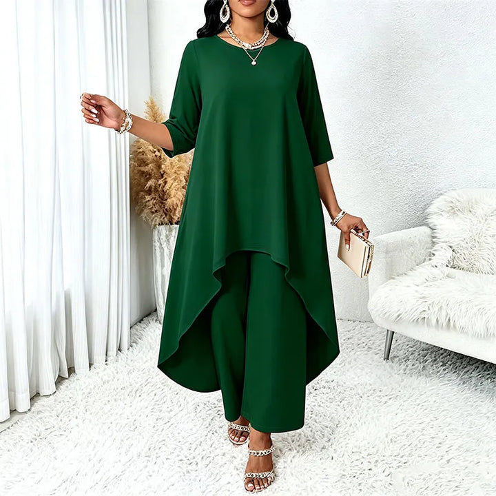 Laurivelle - Soft-Touch Maxikleid in grossen Grössen