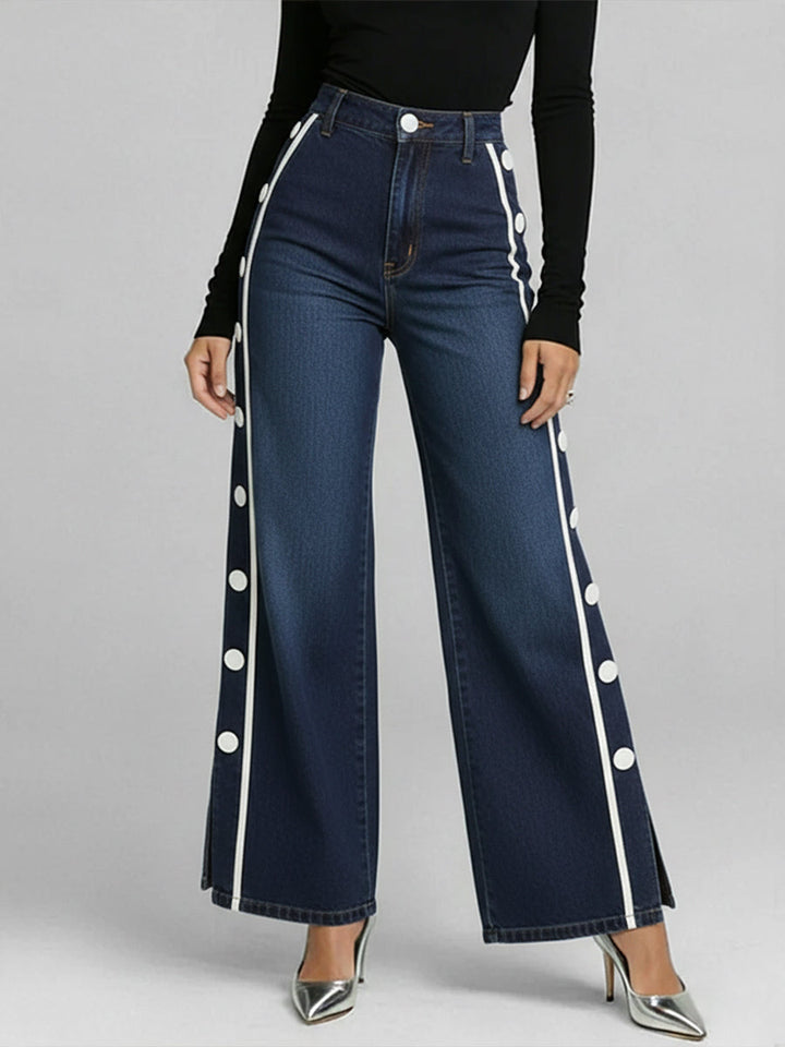 Vika - Slim-Fit-Jeans mit Reissverschluss vorne