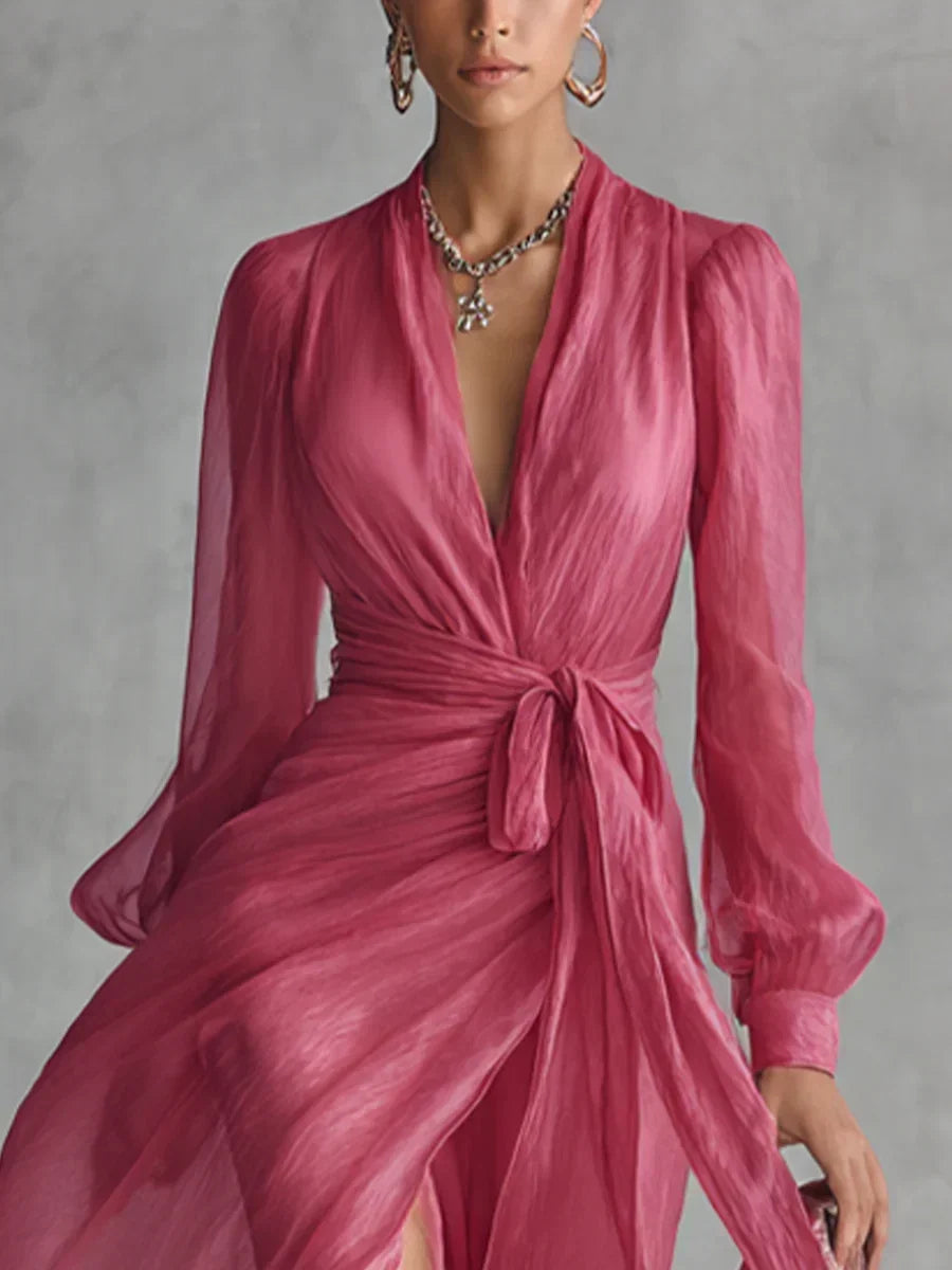 Caelissea - Schimmerndes Maxikleid