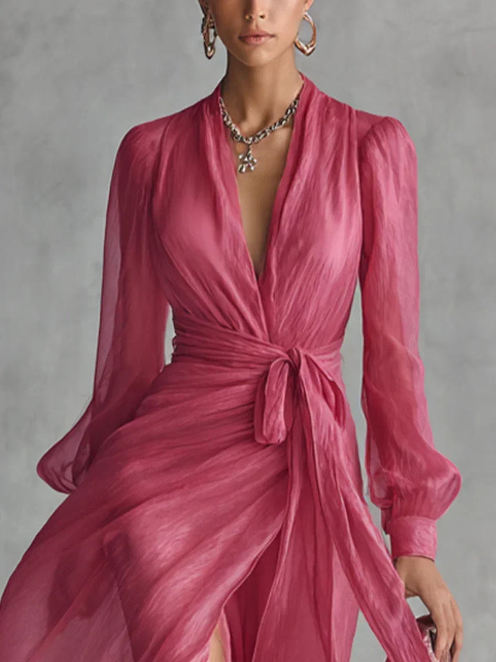 Caelissea - Schimmerndes Maxikleid