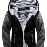 Dax - Schwere Camouflage-Kapuzenjacke mit Reissverschluss