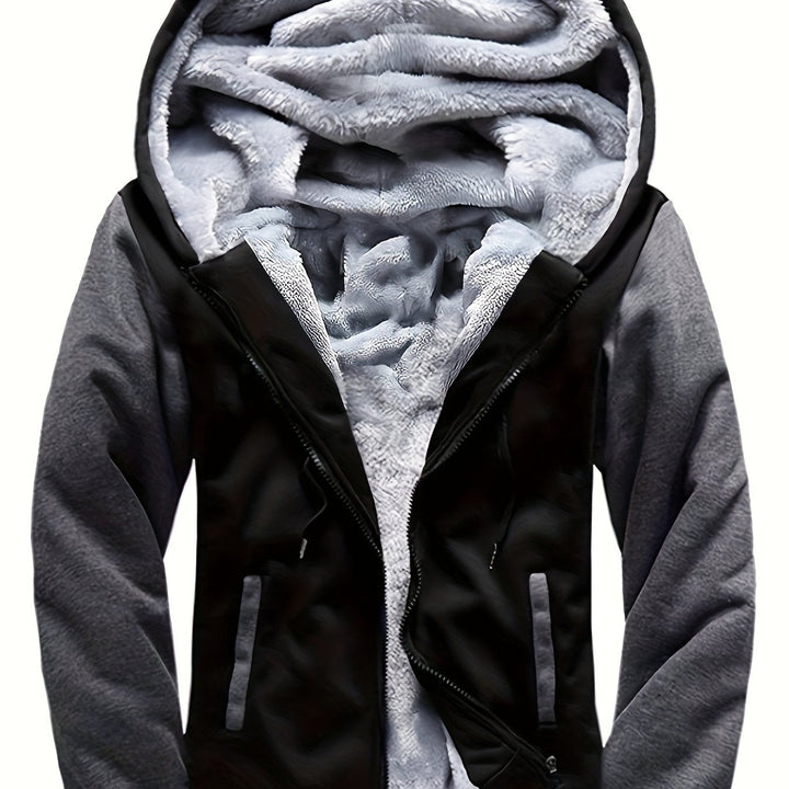 Dax - Schwere Camouflage-Kapuzenjacke mit Reissverschluss