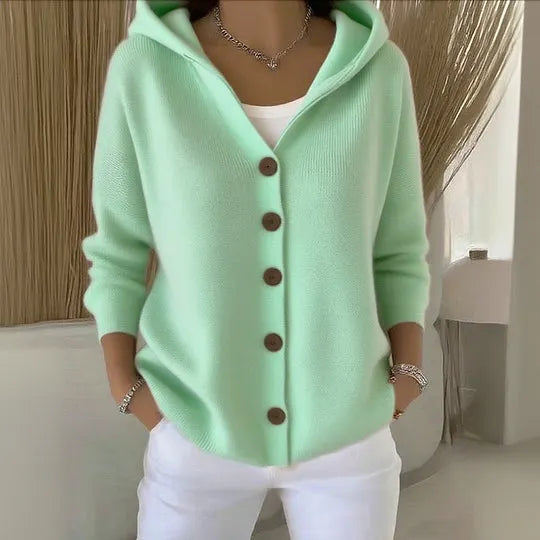 Carlotte - Kuscheliger Kapuzen-Cardigan