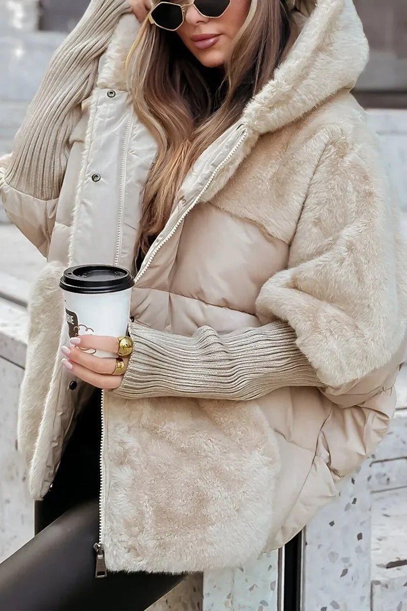 Audra - Isolierende Winterjacke mit Kapuze