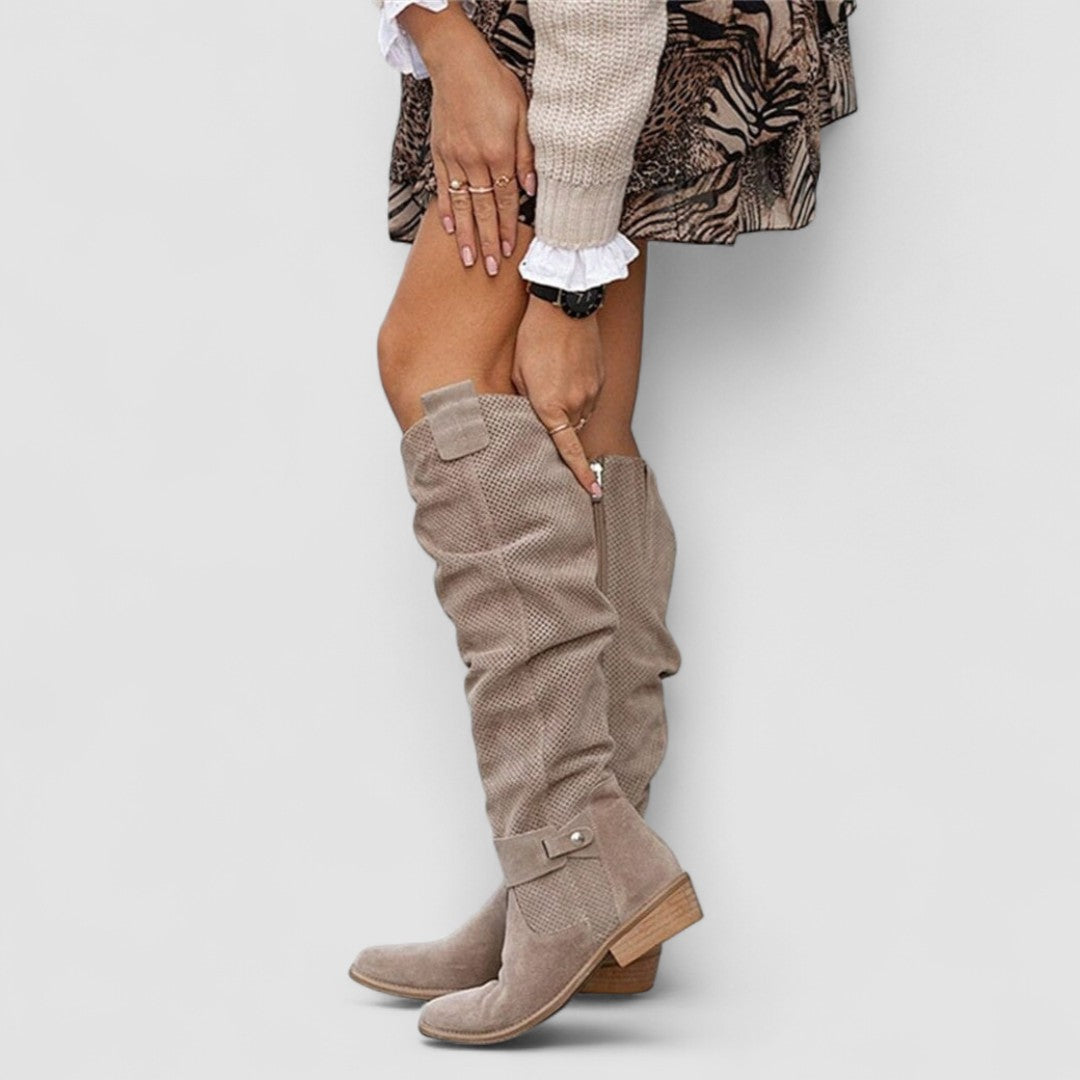 Amira - Gepolsterte Western-Stiefeletten