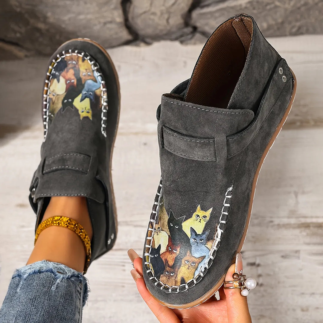Cara - Komfort-Loafer mit Schnallen-Detail