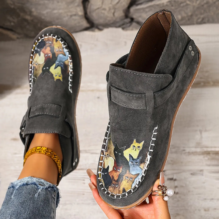 Cara - Komfort-Loafer mit Schnallen-Detail
