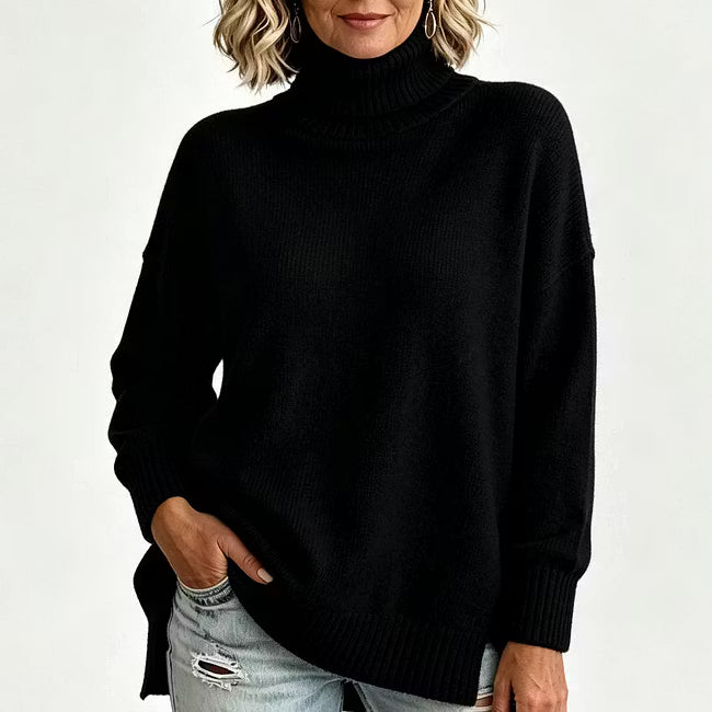 Bettina - Lässiger Strickpullover mit langen Ärmeln
