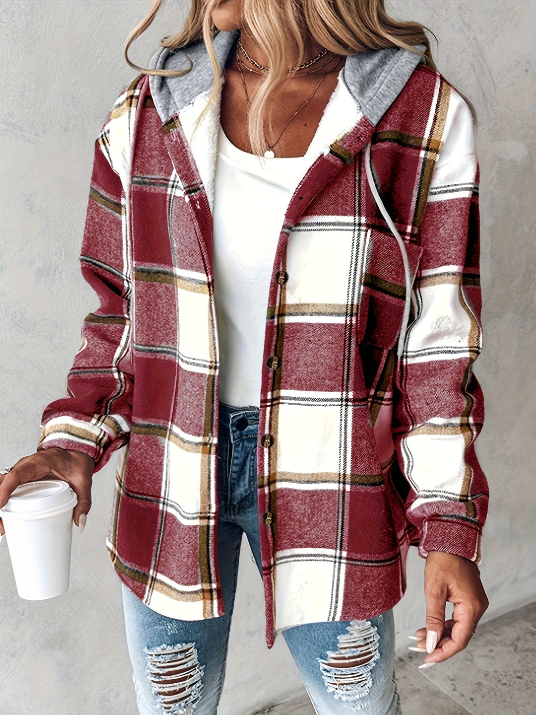 Genevessa - Soft-Touch-Kapuzenjacke
