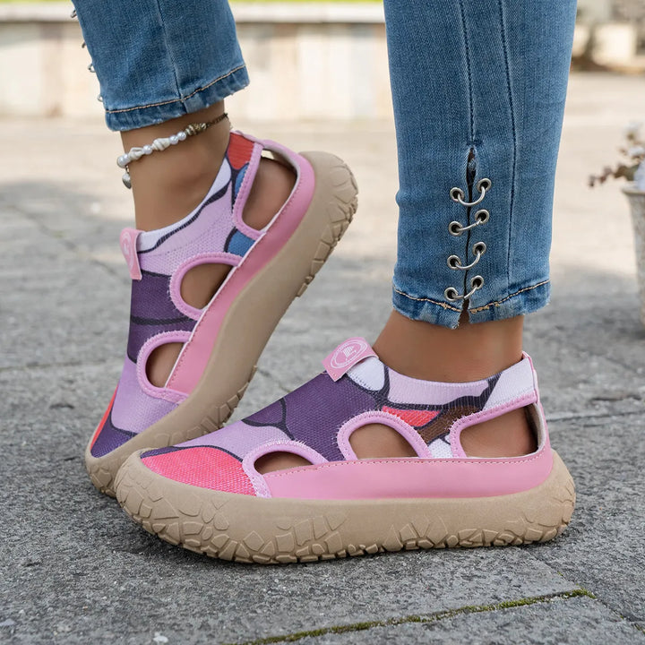 Maelina - orthopädische, gepolsterte Walking-Sneaker