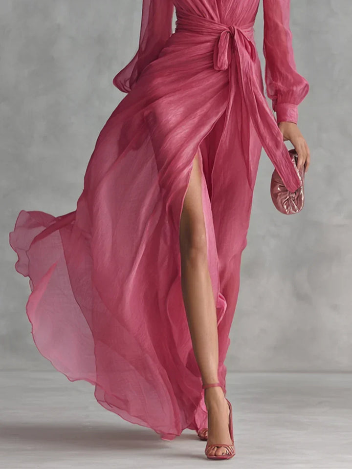 Caelissea - Schimmerndes Maxikleid