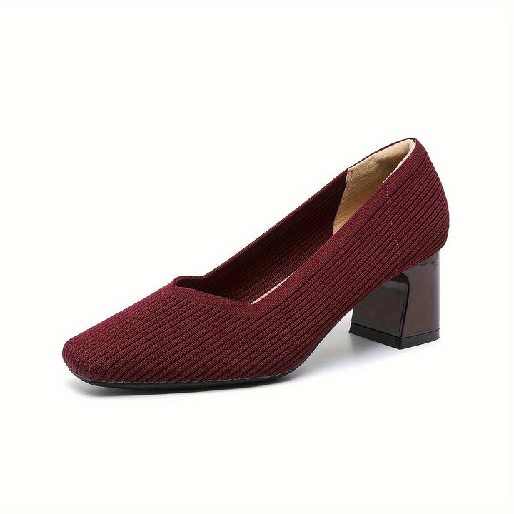 Hetty - Court-Schuh mit quadratischem Absatz