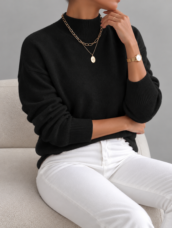 Jinty - Weicher-Touch Relaxed-Strickpullover