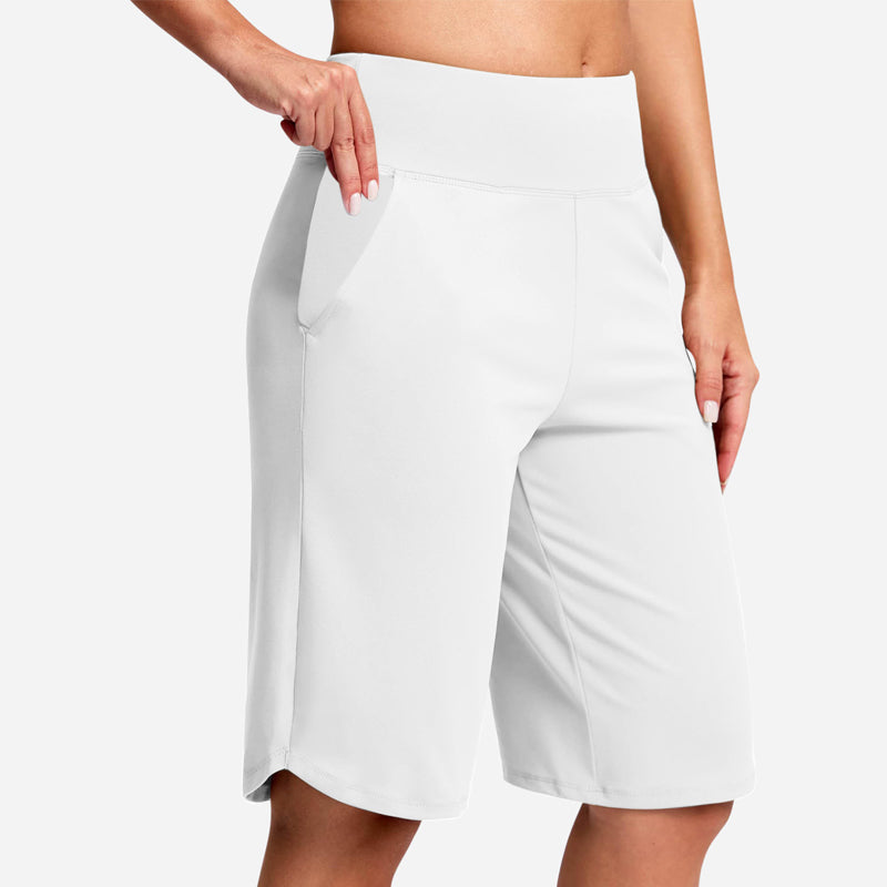 Odeliora - Komfortable hoch taillierte Bermudashorts