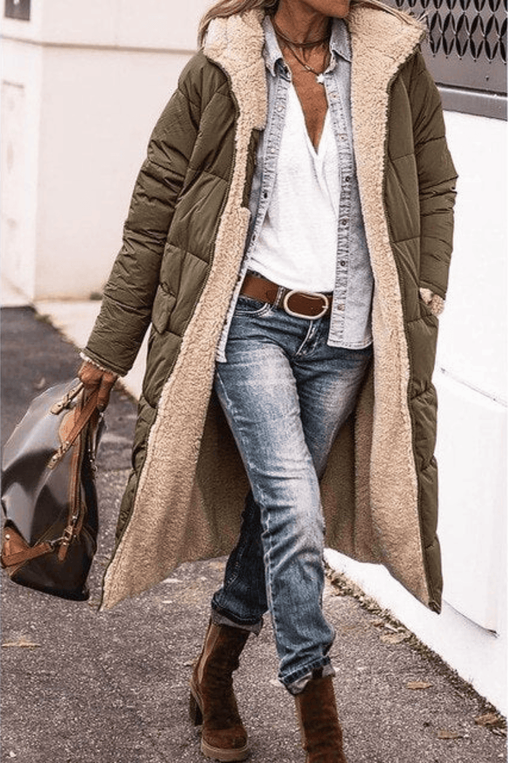 Nellie - Wendbarer Longline-Mantel