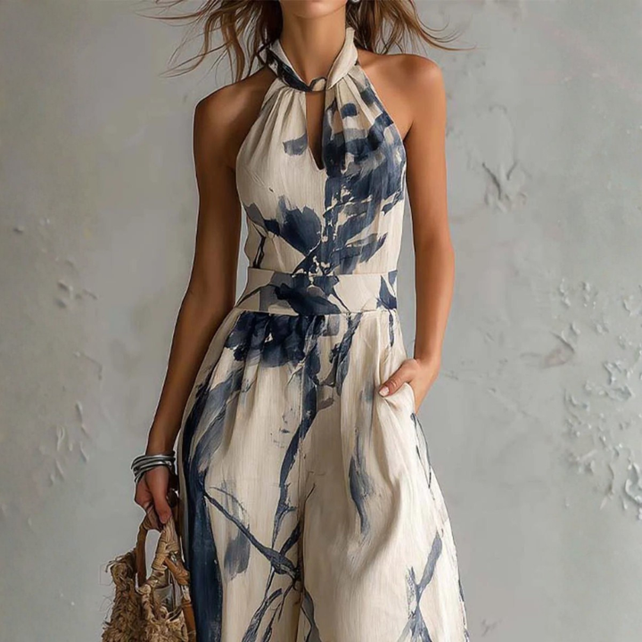 Rosalba - Jumpsuit mit künstlerischem Print