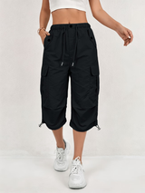 Donatella - Leichte Stretch-Cargo-Caprihose