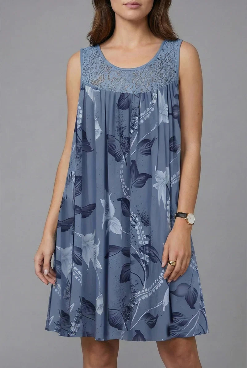 Ariadne - Elegantes Shiftkleid mit floralem Print