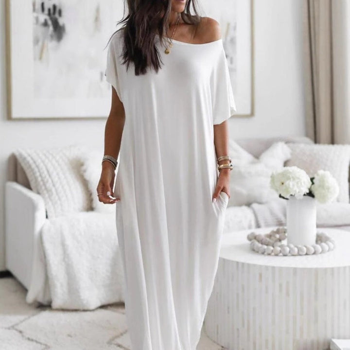 Adalynne - Legeres Off-Shoulder-Maxikleid