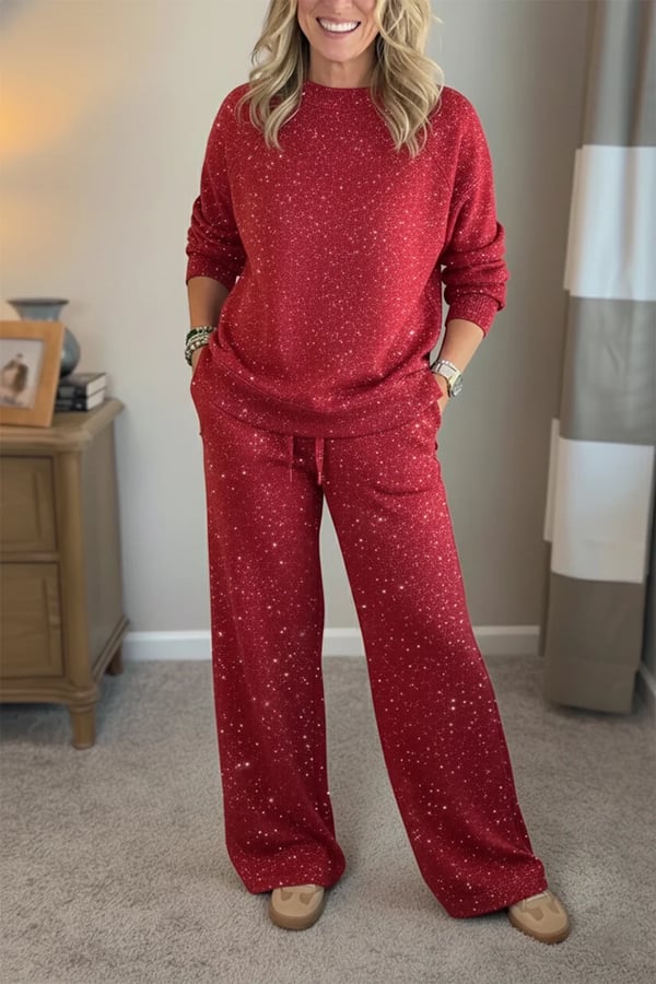 Celia - Jacke und Hose in Schimmer-Optik