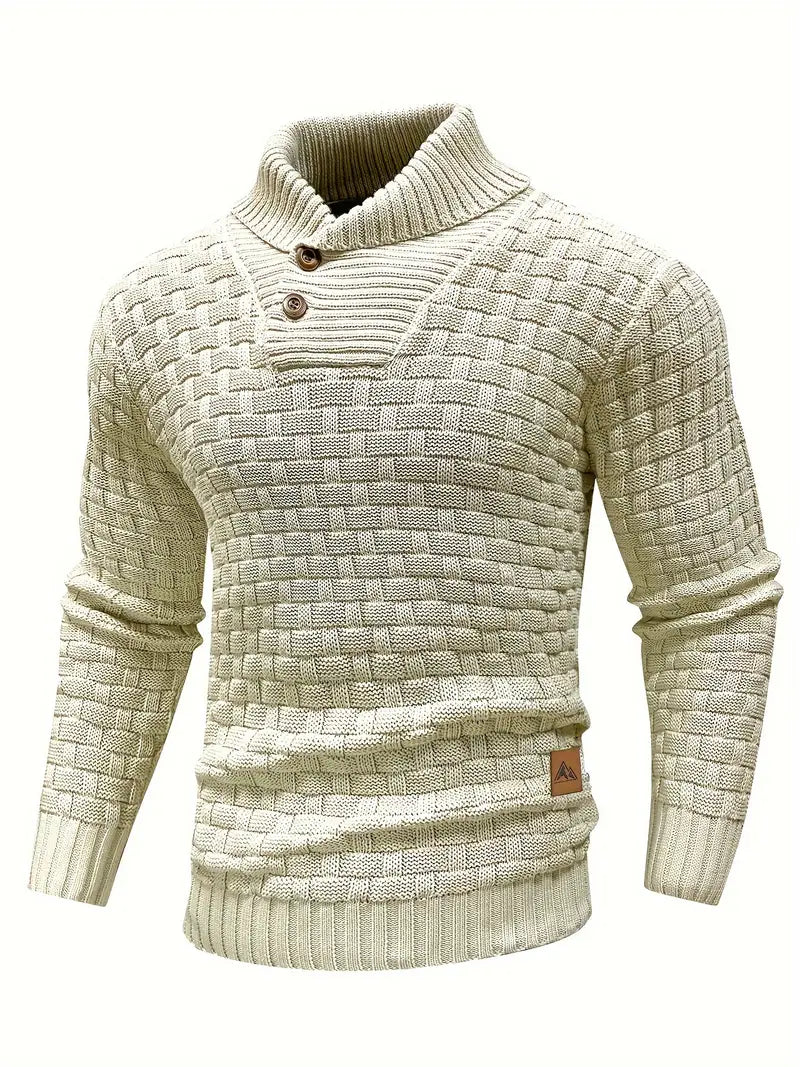 Nevan - Strukturierter Strickpullover