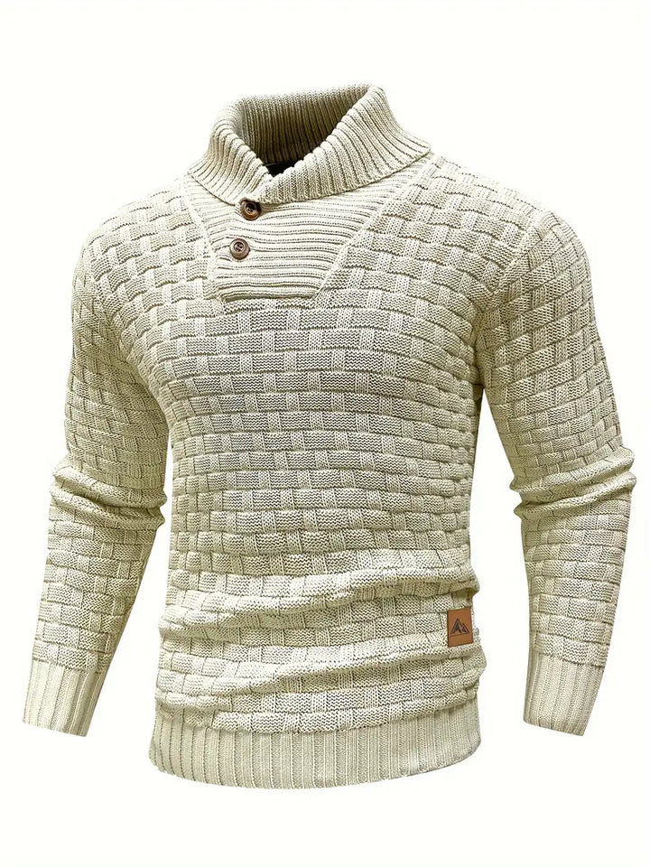 Nevan - Strukturierter Strickpullover