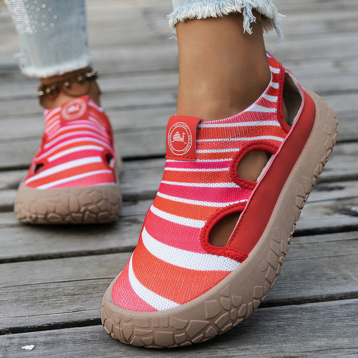 Maelina - orthopädische, gepolsterte Walking-Sneaker