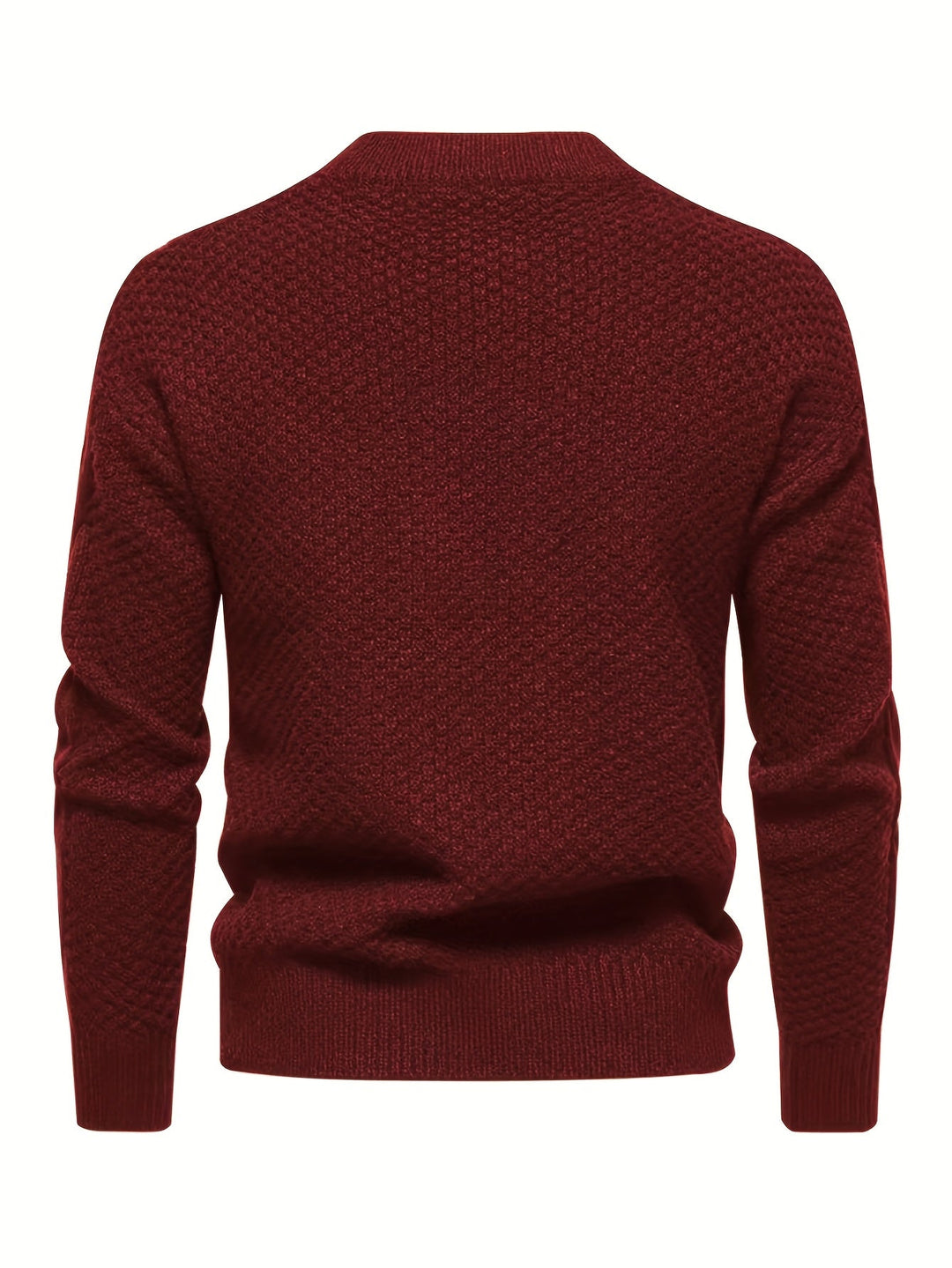 Kael - Zopfmuster-Pullover mit Stehkragen