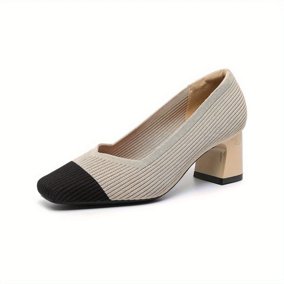 Hetty - Court-Schuh mit quadratischem Absatz