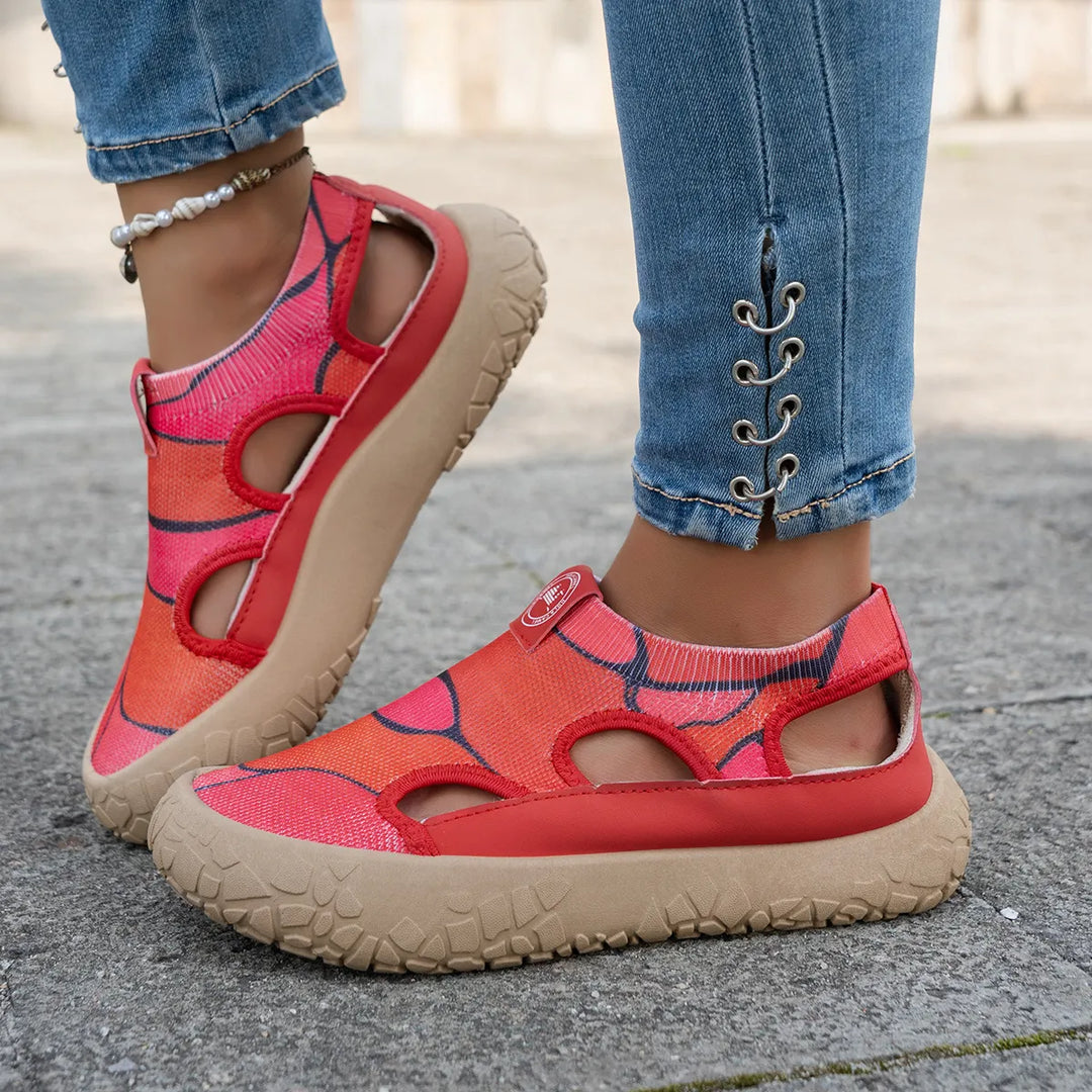 Maelina - orthopädische, gepolsterte Walking-Sneaker