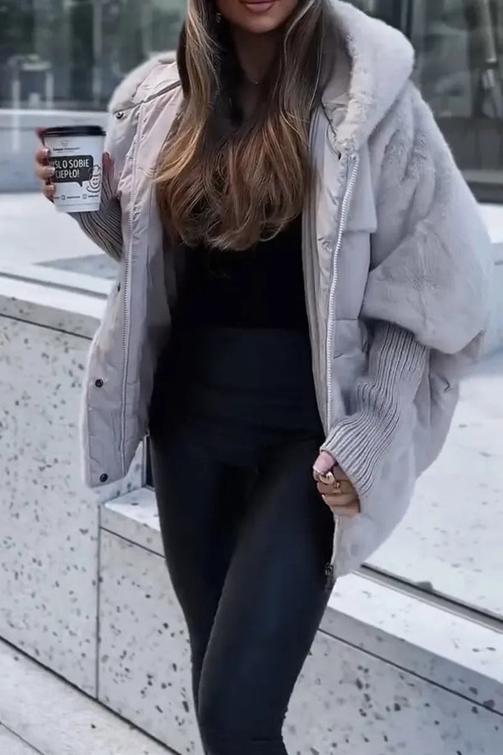 Audra - Isolierende Winterjacke mit Kapuze