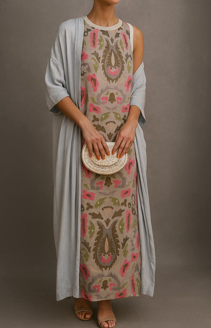 Arlisse - Premium zweiteiliges Set: Kleid & Gilet