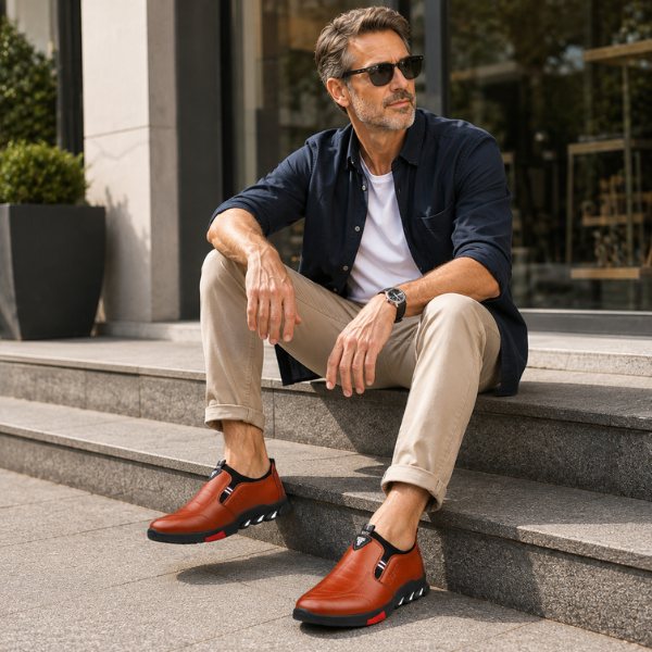 Saevan - Premium-Anzugschuhe, leicht und rutschfest