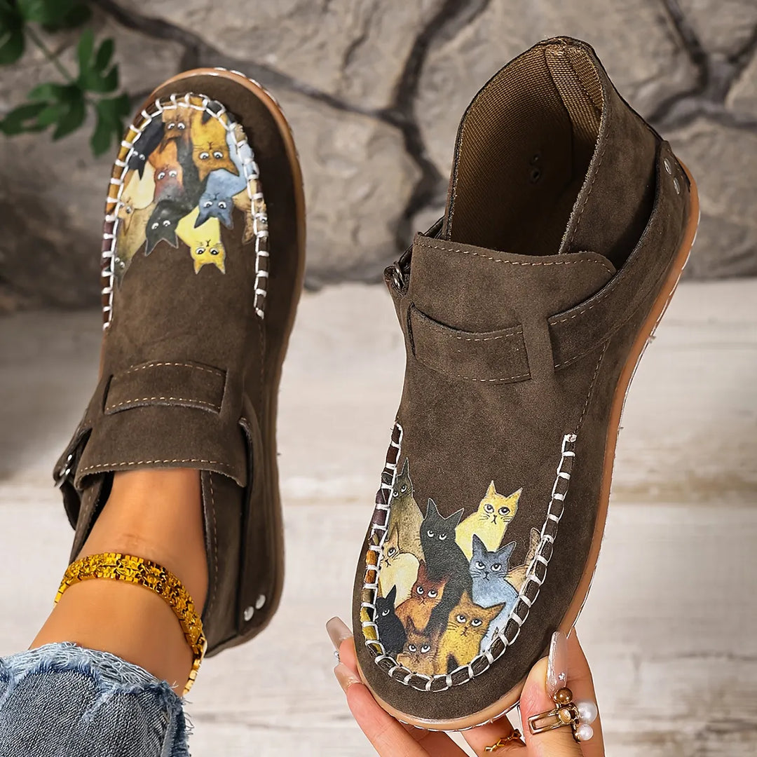 Cara - Komfort-Loafer mit Schnallen-Detail