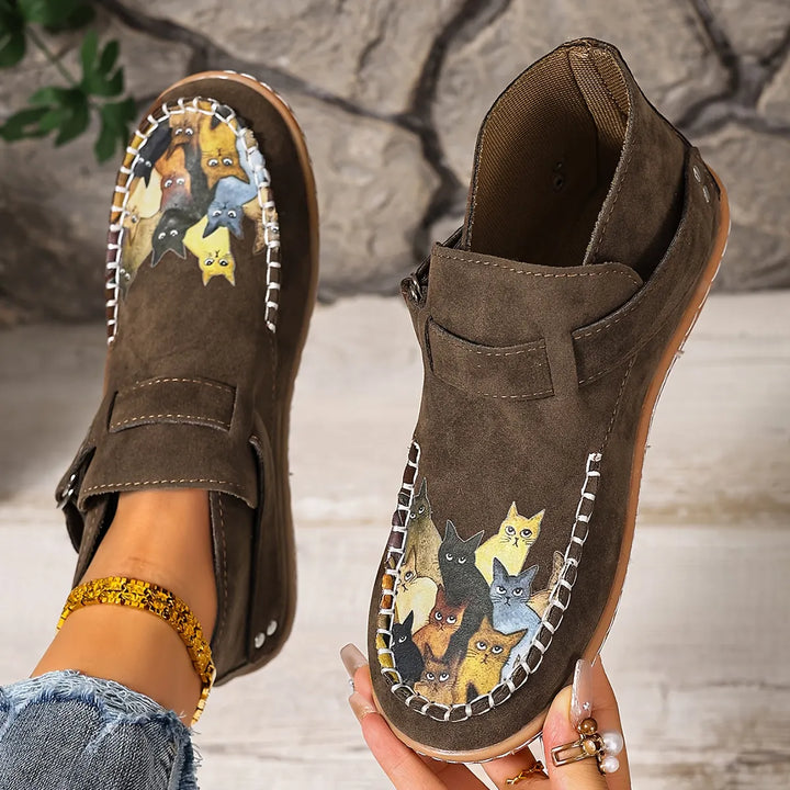 Cara - Komfort-Loafer mit Schnallen-Detail