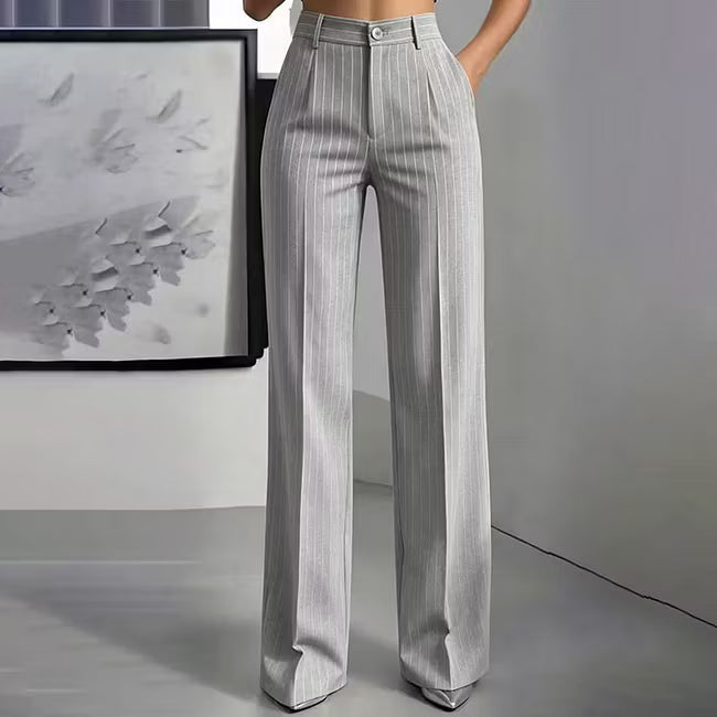Blyss - elegante gestreifte Wide-Leg-Hose