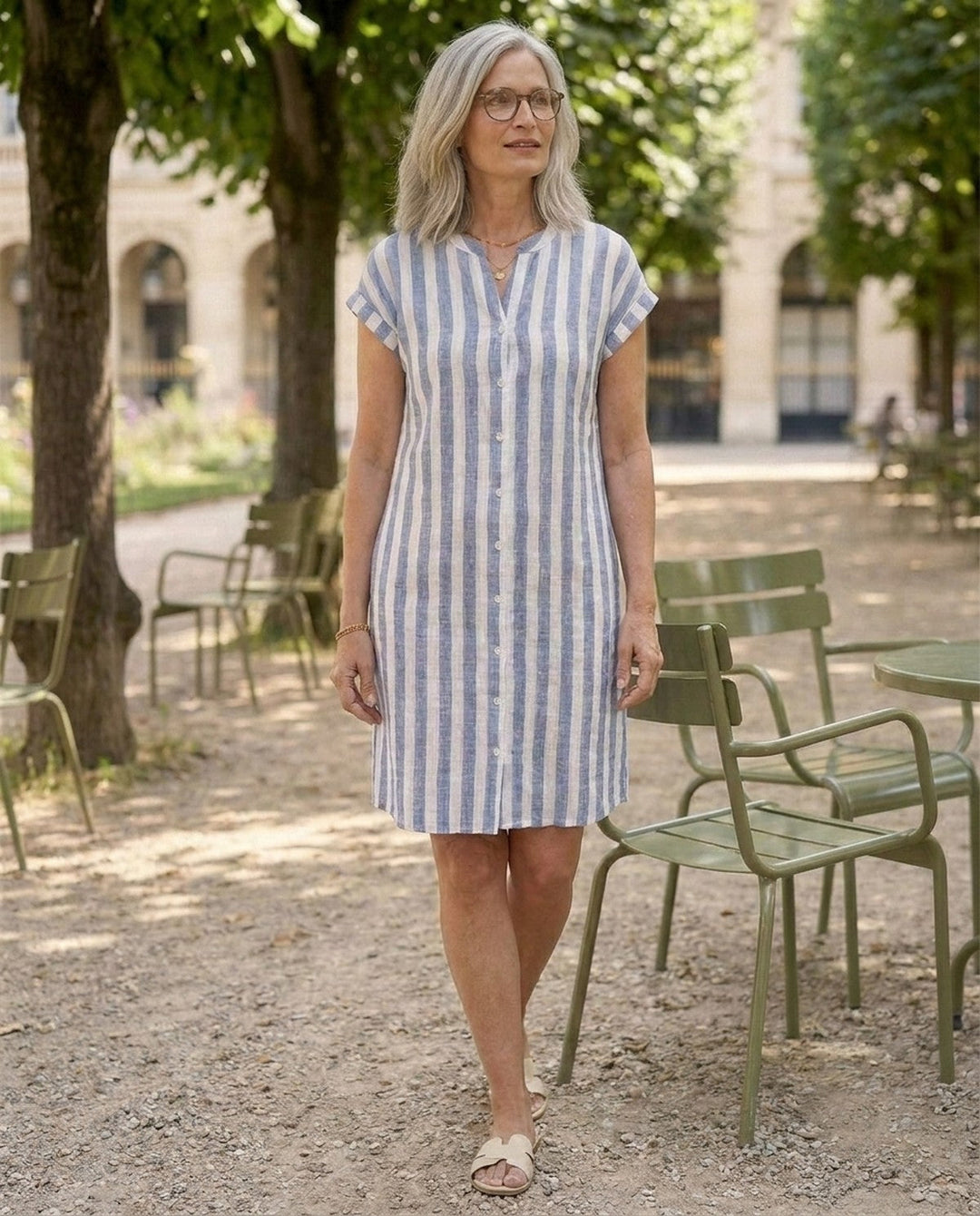 Camelia - Fliessendes Hemdblusenkleid