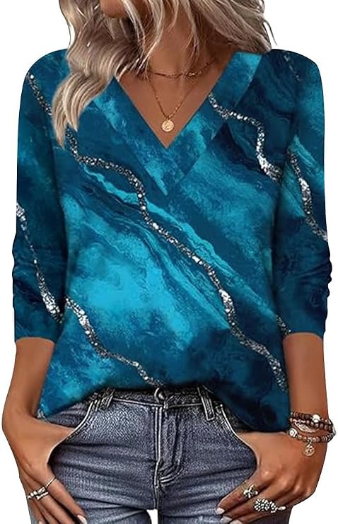 Arianwen - Bluse mit weichem Griff und V-Ausschnitt