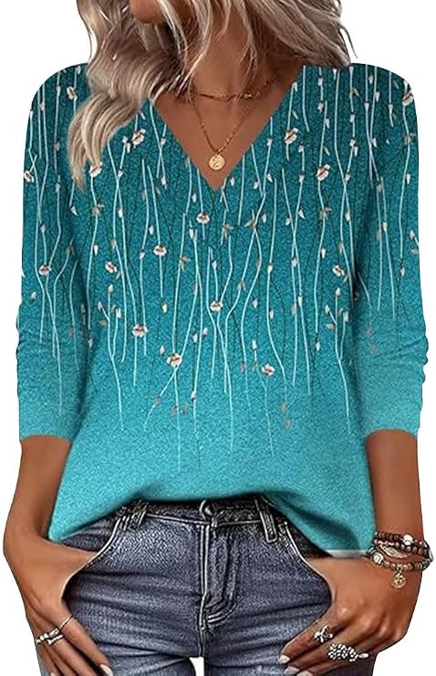 Arianwen - Bluse mit weichem Griff und V-Ausschnitt